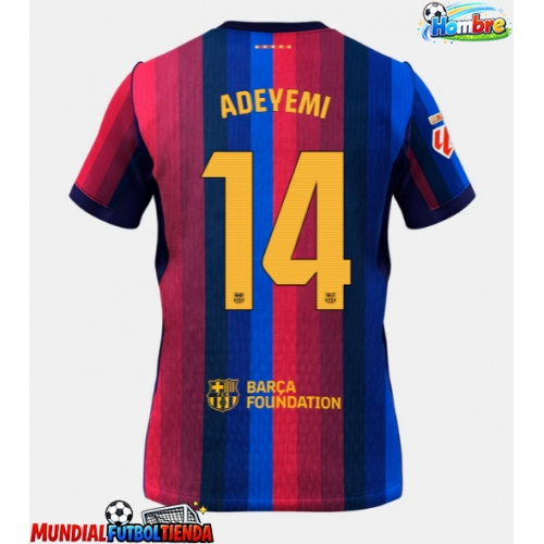 Camiseta Barcelona Karim Adeyemi #14 Primera Equipación Replica 2026-27 mangas cortas